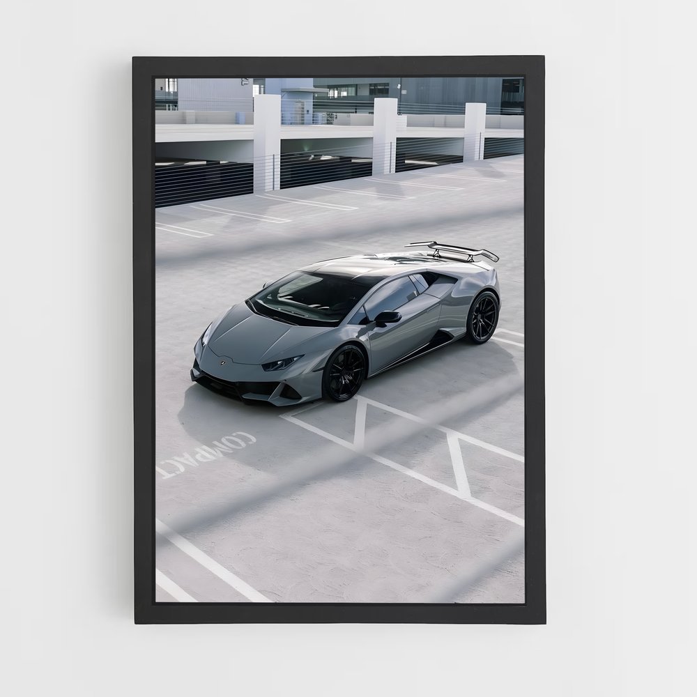 Poster Huracan en Piste – affiche Lamborghini (vue 2)